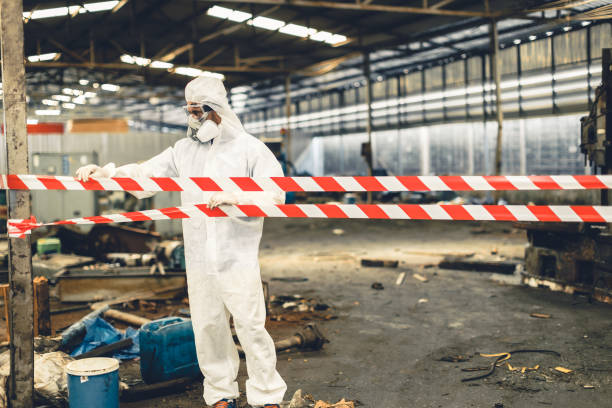 Professional Hoarding Cleanup technician working in Bowie, MD